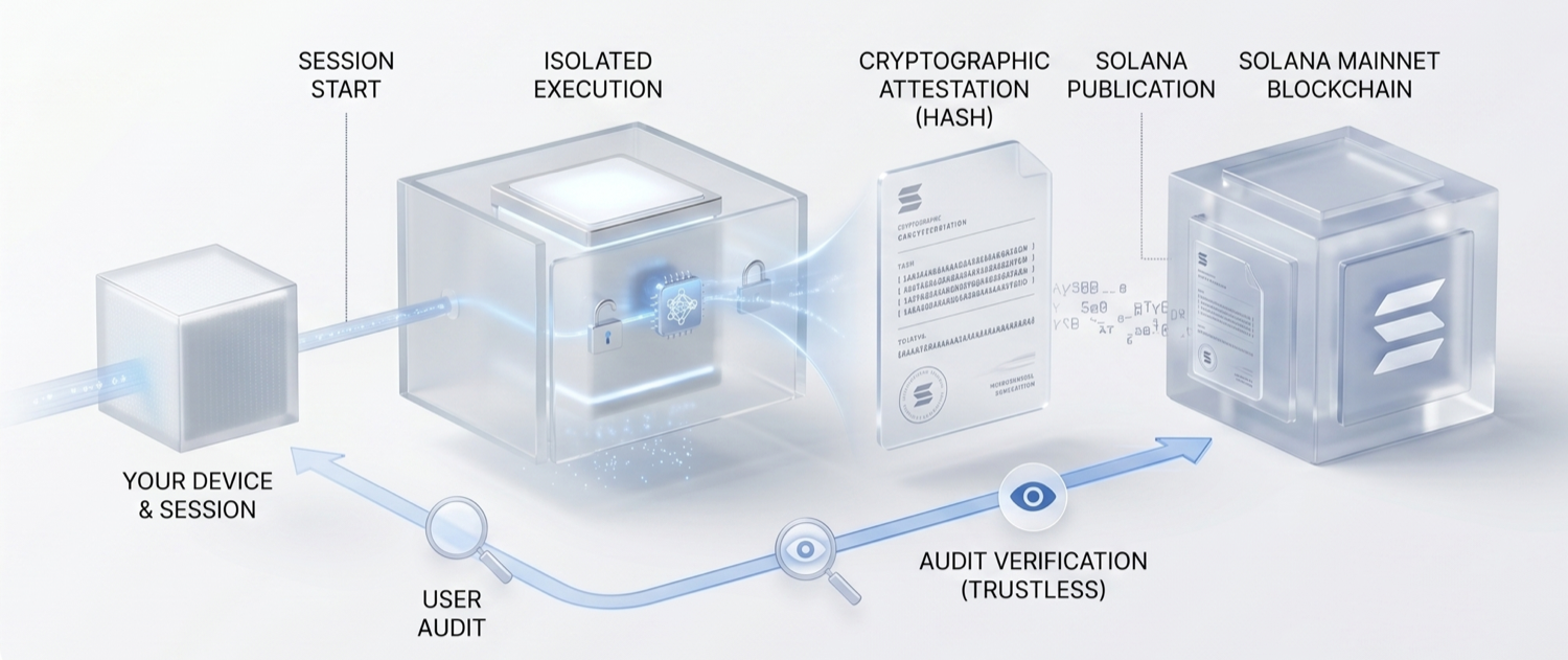 Process in isolation, prove on-chain